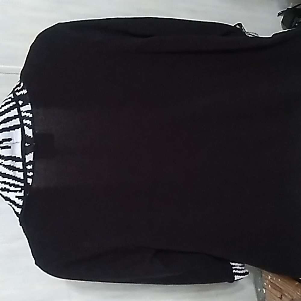 SOUTHERN Lady Large Black with Zebra Trim Medium Sleeves - Picture 7 of 7
